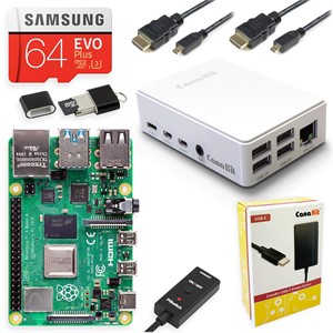 UniKits - Kit de démarrage Raspberry Pi 4 Modèle B 2 Go - Comprenant  alimentation