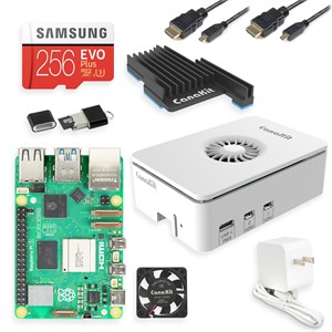 GeeekPi Raspberry Pi 5 8GB Starter Kit avec 64GB SD Carte