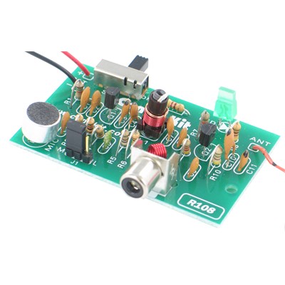 Universal FM Transmitter with Mic and Line Inputs