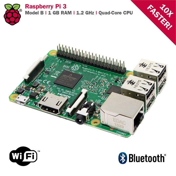 Getting started with Raspberry Pi: Raspberry Pi 3 Model B