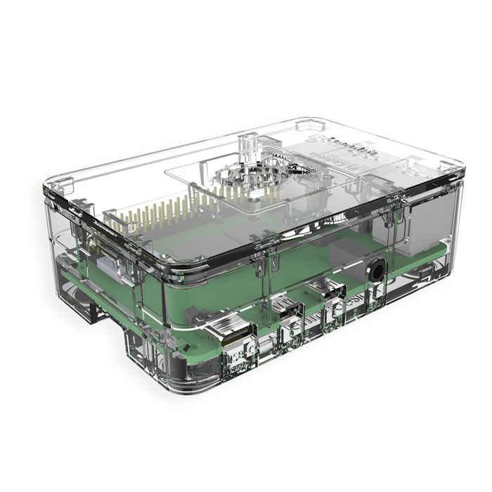 CanaKit Raspberry Pi 4 Case - Premium Clear CanaKit Raspberry Pi 4 Case - Premium Clear