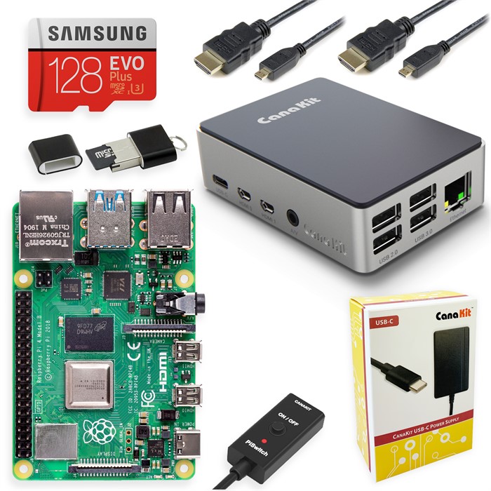 Kit Raspberry Pi 4 Modèle B RAM 2Go 4Go 8Go